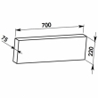 700x220x75 (AKD 1500): Akumula�n� deska