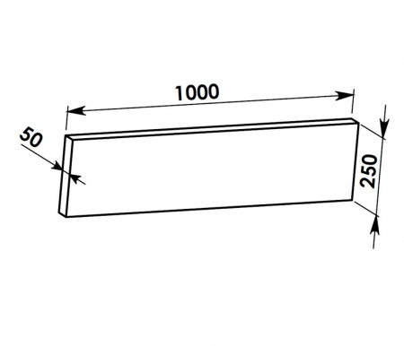 1000x250x50 (LD 800): Liaporov� deska