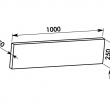 1000x250x50 (AKD 1500): Akumula�n� deska