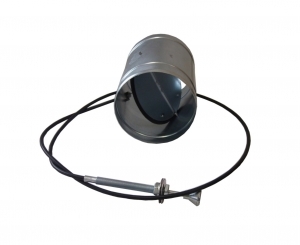 KLAPKA S BOVDENEM 100mm + T�SN�N�: Teplovzdu�n� rozvody