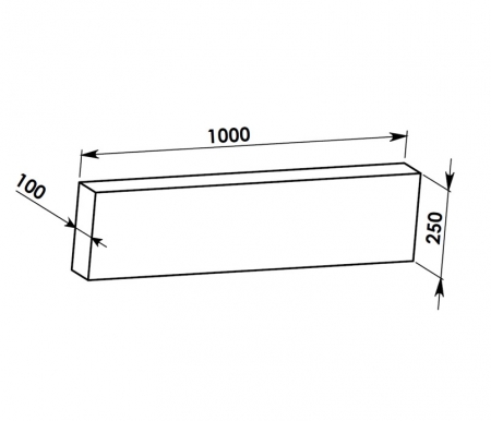 1000x250x100 (LD 800): Liaporov� deska