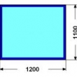 110x120cm STRIBOG 8mm : Kalen� sklo pod kamna
