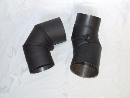 KOLENO STAVITELN� 0- 90� + �ist.otvor pr. 120, 130,145, 150, 160, 180, 200 (ocelov�): KOU�OVOD