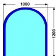 100x120cm SVAROG 8mm :Kalen� sklo pod kamna